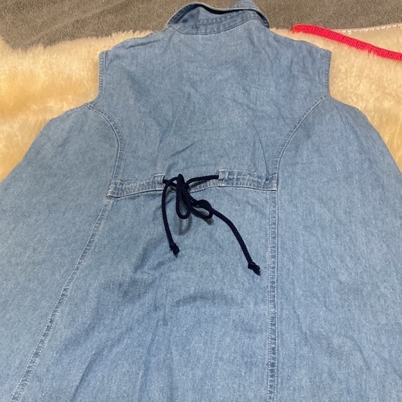 Oh mamma denim sleeveless top size M - Picture 6 of 6